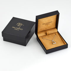 18ct Gold Horse Stirrup Diamond Pendant