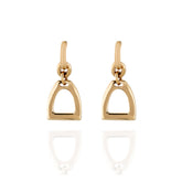 9ct Gold Horse Stirrup Earrings