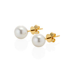 18ct Yellow Gold South Sea Pearl Stud Earrings