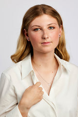 Sterling Silver Equestrian Horseshoe Necklace