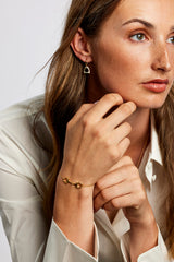 9ct Gold Horse Stirrup Earrings