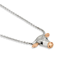 Platinum Hereford Pendant