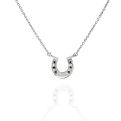 Platinum Horseshoe Necklet
