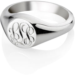 Palomino signet ring engraved
