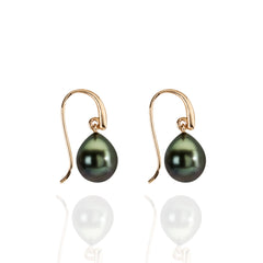 Palomino Tahitian Pearl 18ct Drop Earrings