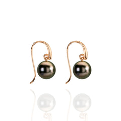 Palomino Tahitian Pearl 18ct Round Earrings