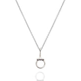 Sterling Silver Equestrian 9mm Horse Bit Pendant