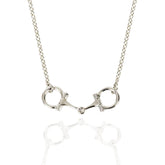 Sterling Silver Equestrian 9mm Full Horsebit Necklace
