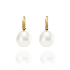 Palomino South Sea Circle Pearl 18ct Gold Earrings