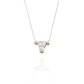Two Tone 18ct Hereford Pendant