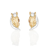 Palomino Two Tone 18ct Stud Earrings