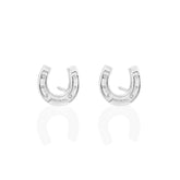18ct Gold Equestrian Horseshoe Earrings