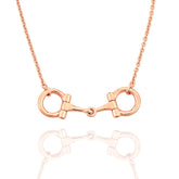 9ct Gold Equestrian Fine Horse Bit Necklace