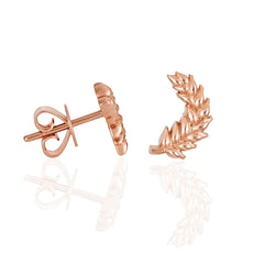 Wheat 18ct Stud Earrings