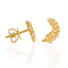 Palomino Wheat earrings in 18 ct Yellow Gold