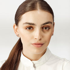 18ct Gold Diamond Equestrian Horse Shoe Earrings