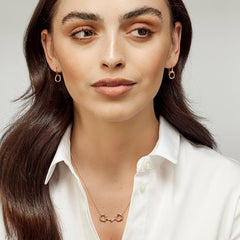 18ct Gold Equestrian 9mm Fine Horse Bit Necklace