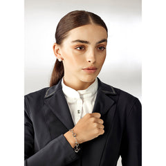 Sterling Silver Equestrian Continuous Horse Bit Bracelet