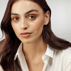 18ct Gold Diamond Equestrian Horseshoe Necklace