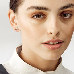 Sterling Silver Equestrian Rearing Horse Earrings