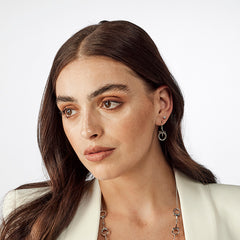 Sterling Silver Equestrian 12mm Horse Bit Earrings