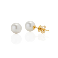 18ct Yellow Gold South Sea Pearl Stud Earrings