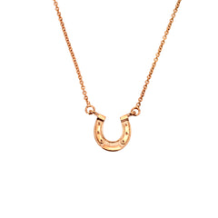 9ct Gold Equestrian Horseshoe Necklace