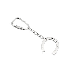 Sterling Silver Equestrian True to Form Horseshoe Key Ring