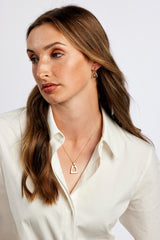 9ct Gold Horse Stirrup Earrings