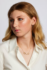 18ct Gold Equestrian 12mm Horse Bit Necklace