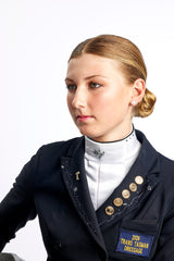 18ct Gold South Sea Pearl Equestrian Earrings
