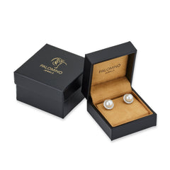 Diamond & Pearl Cluster Earrings 