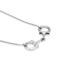 Platinum Horse Bit Necklet