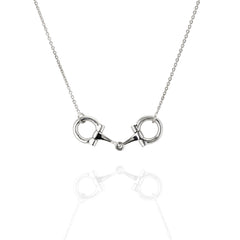 Platinum Horse Bit Necklet
