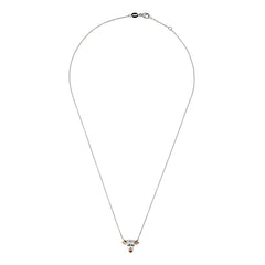Platinum Hereford Pendant