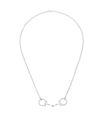 Sterling Silver Equestrian 12mm Full Horsebit Necklace