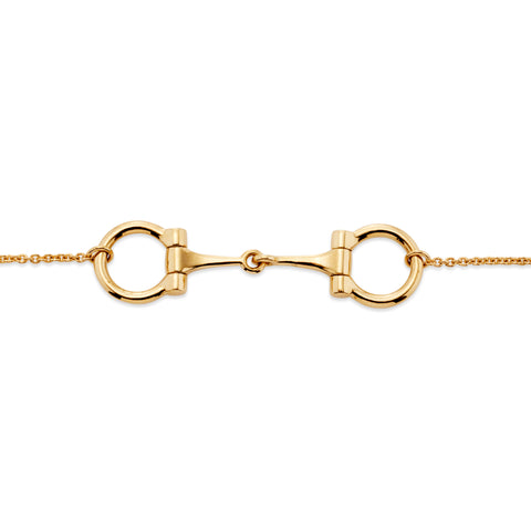 9ct Gold Equestrian Horse Bit Bracelet