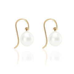 Palomino South Sea Circle Pearl 18ct Gold Earrings