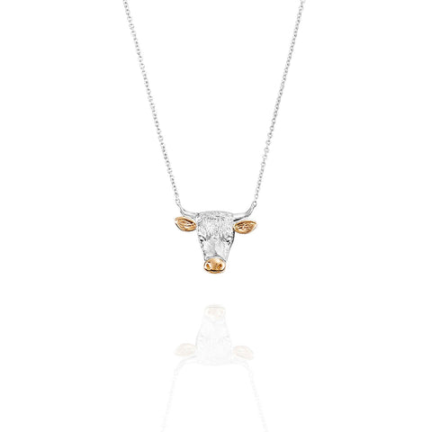 Two Tone 18ct Hereford Pendant